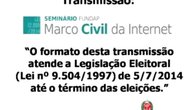 Seminário FUNDAP Marco Civil da Internet